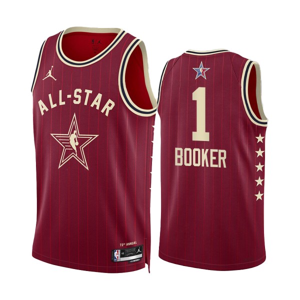 All-Star 2024 Trikot Western Conference Devin Booker Rot Swingman - Herren All-Star 2024 Trikot Western Conference Devin Booker Rot Swingman - Herren